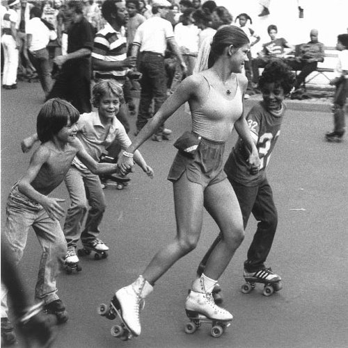 Rollerskating Boys